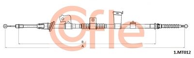 Cable Pull, parking brake COFLE 92.1.MT012