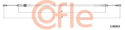 Cable Pull, parking brake COFLE 92.1.RE013
