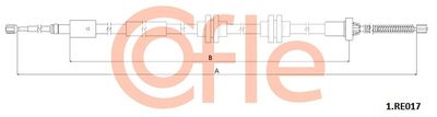Cable Pull, parking brake COFLE 92.1.RE017