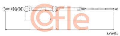 Cable Pull, parking brake COFLE 92.1.VK001