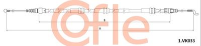 Cable Pull, parking brake COFLE 92.1.VK033