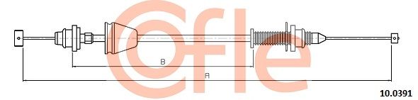 COFLE 92.10.0391 Accelerator Cable