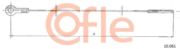 COFLE 92.10.061 Accelerator Cable