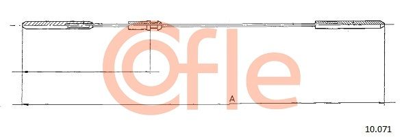 COFLE 92.10.071 Accelerator Cable