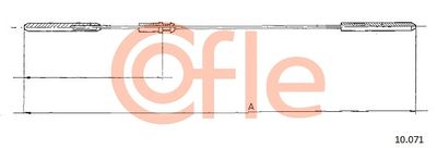 Accelerator Cable COFLE 92.10.071