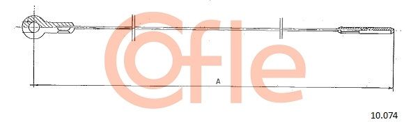 COFLE 92.10.074 Accelerator Cable
