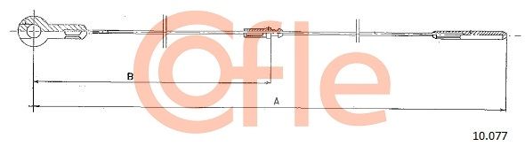 COFLE 92.10.077 Accelerator Cable