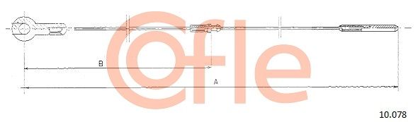 COFLE 92.10.078 Accelerator Cable