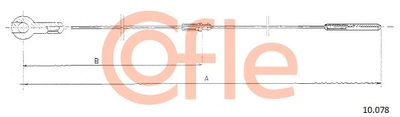 Accelerator Cable COFLE 92.10.078