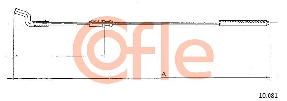 COFLE 92.10.081 Accelerator Cable