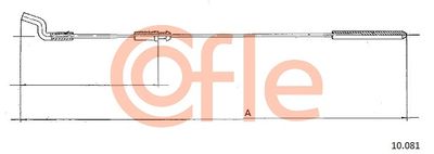 Accelerator Cable COFLE 92.10.081
