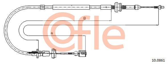 COFLE 92.10.0861 Accelerator Cable