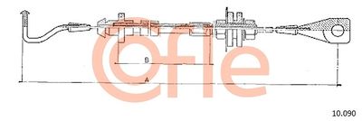 Accelerator Cable COFLE 92.10.090