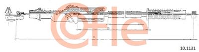 Accelerator Cable COFLE 92.10.1131