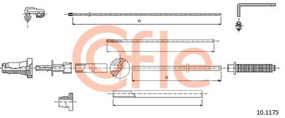 Accelerator Cable COFLE 92.10.1175