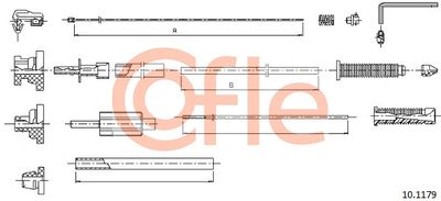 Accelerator Cable COFLE 92.10.1179