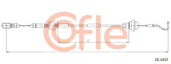 COFLE 92.10.1415 Accelerator Cable