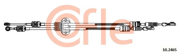 COFLE 92.10.2465 Cable Pull, manual transmission