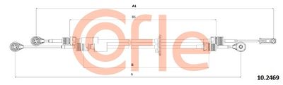 Cable Pull, manual transmission COFLE 92.10.2469