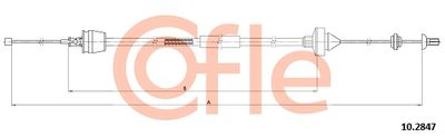 Cable Pull, clutch control COFLE 92.10.2847