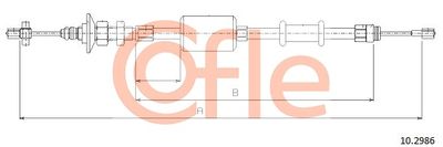 Cable Pull, clutch control COFLE 92.10.2986