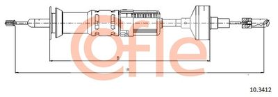 Cable Pull, clutch control COFLE 92.10.3412