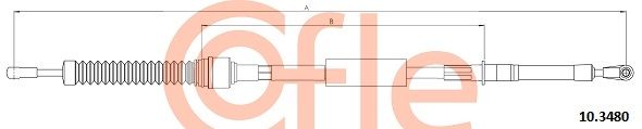 COFLE 92.10.3480 Cable Pull, manual transmission