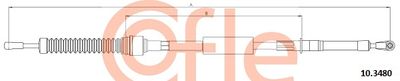 Cable Pull, manual transmission COFLE 92.10.3480
