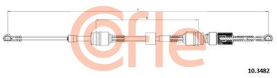Cable Pull, manual transmission COFLE 92.10.3482