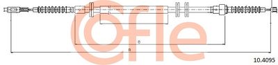 Cable Pull, parking brake COFLE 92.10.4095