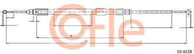 Cable Pull, parking brake COFLE 92.10.4158