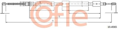 Cable Pull, parking brake COFLE 92.10.4565