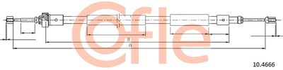 Cable Pull, parking brake COFLE 92.10.4666