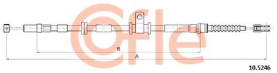 Cable Pull, parking brake COFLE 92.10.5246