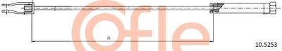 Cable Pull, parking brake COFLE 92.10.5253