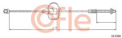 Cable Pull, parking brake COFLE 92.10.5360