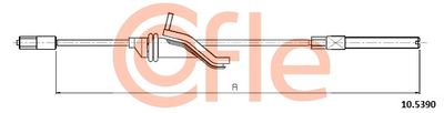 Cable Pull, parking brake COFLE 92.10.5390