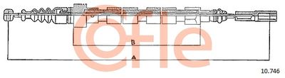 Cable Pull, parking brake COFLE 92.10.746