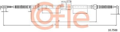 Cable Pull, parking brake COFLE 92.10.7588