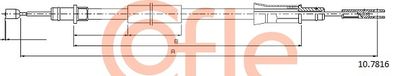 Cable Pull, parking brake COFLE 92.10.7816