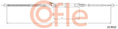 Cable Pull, parking brake COFLE 92.10.9022