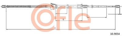 Cable Pull, parking brake COFLE 92.10.9054