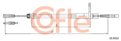 Cable Pull, parking brake COFLE 92.10.9432