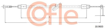 Cable Pull, parking brake COFLE 92.10.9835