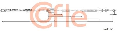 Cable Pull, parking brake COFLE 92.10.9840