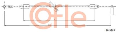Cable Pull, parking brake COFLE 92.10.9865