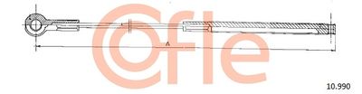Cable Pull, parking brake COFLE 92.10.990