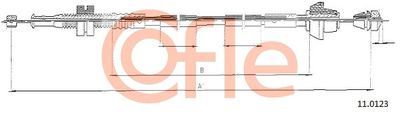 Accelerator Cable COFLE 92.11.0123