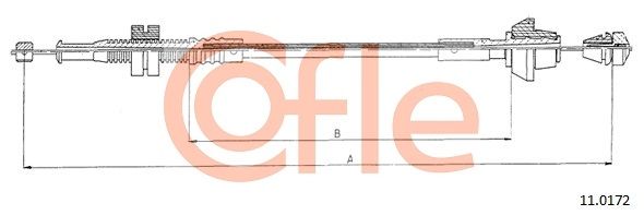COFLE 92.11.0172 Accelerator Cable