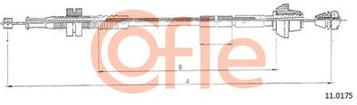 Accelerator Cable COFLE 92.11.0175